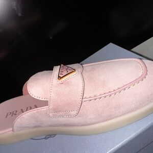 Suede Mules